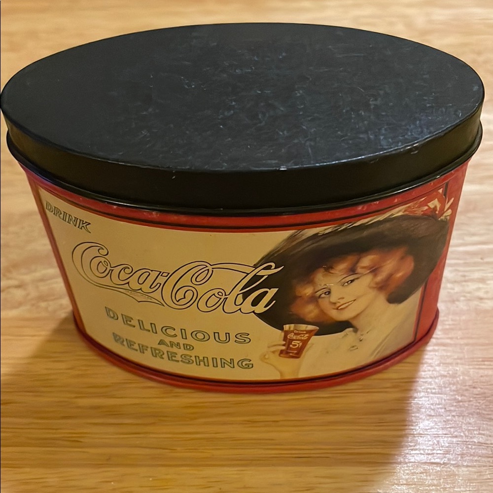 Coca-Cola Vintage Tin Container
